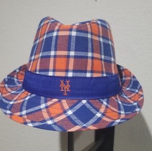 New York Mets Unisex Plaid Fedora
